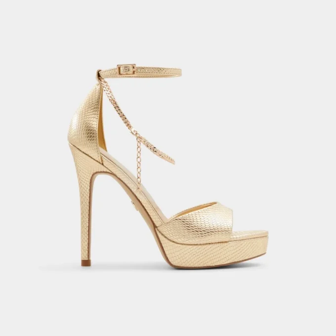 Afumeth Bantlı topuklu sandalet, Stiletto platform