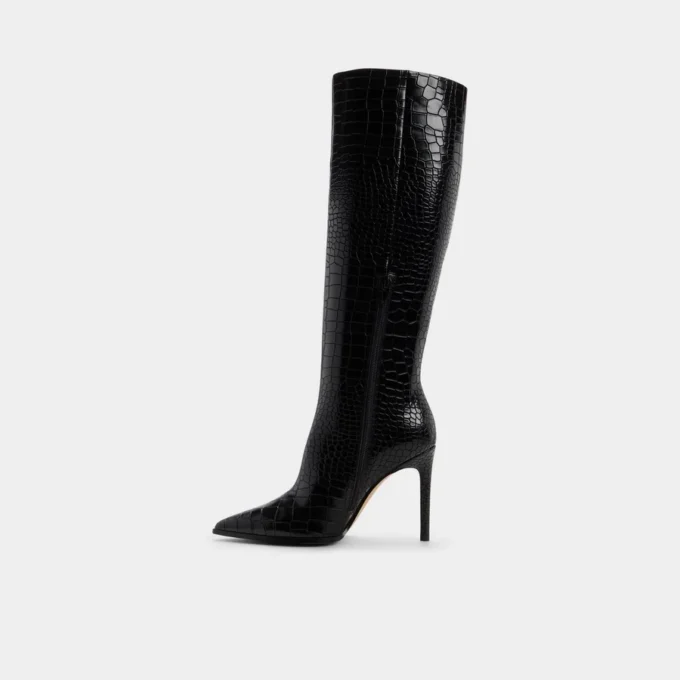 Alabrenda Diz boyu çizme, Stiletto topuk