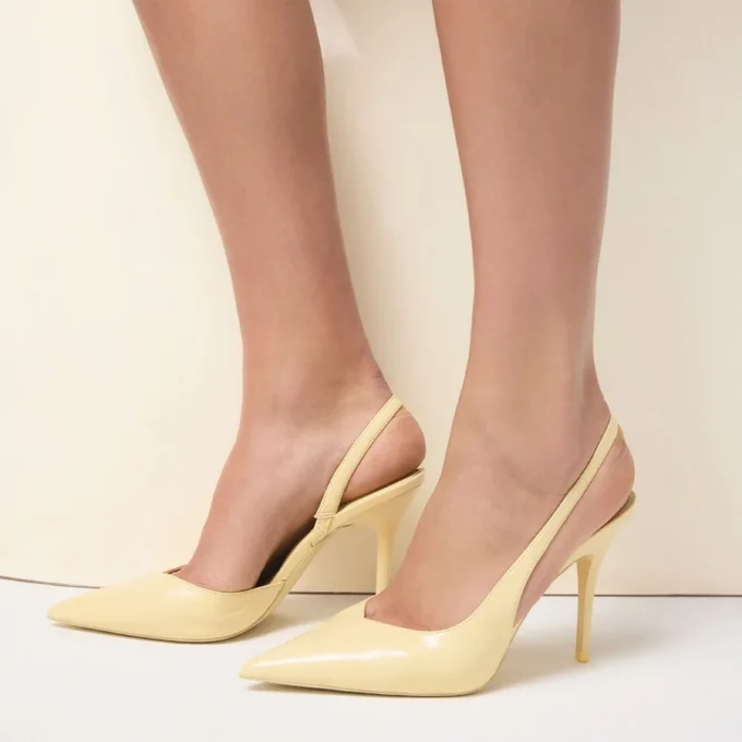 Amilie Slingback topuklu ayakkabı, Stiletto topuk