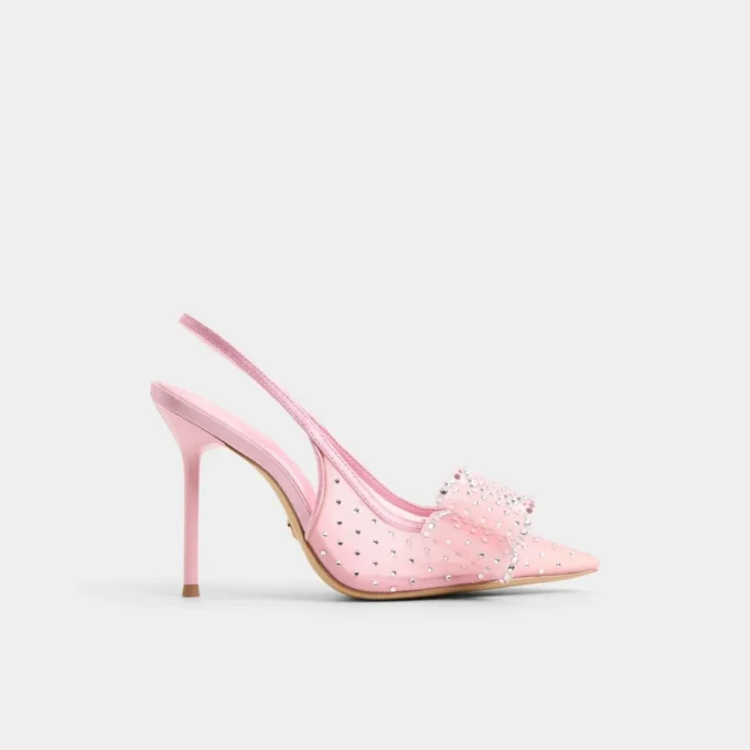 Anastasiaa Slingback yüksek topuklu ayakkabı, Stiletto topuk