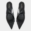 Azaro Slingback topuklu ayakkabı, Kitten topuk