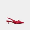Azizza Slingback kedi topuklu ayakkabı, Kedi topuklu