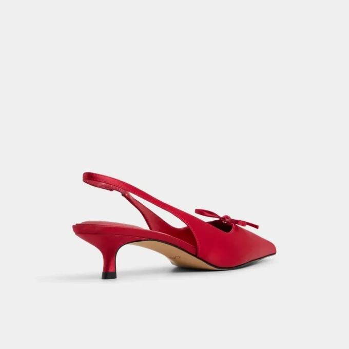 Azizza Slingback kedi topuklu ayakkabı, Kedi topuklu