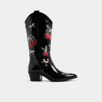 Cherrily Western diz boyu çizme