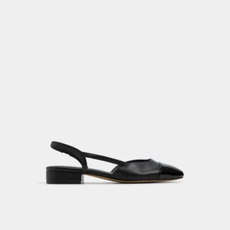 Clementinne Slingback balerin ayakkabısı, Blok topuk