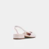 Clementinne Slingback balerin ayakkabısı, Blok topuk