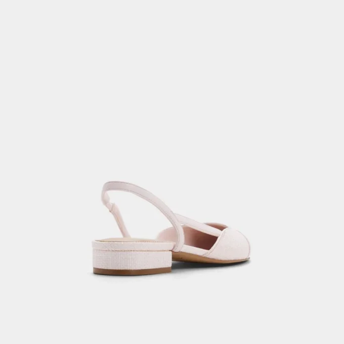 Clementinne Slingback balerin ayakkabısı, Blok topuk