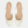 Clementinne Slingback balerin ayakkabısı, Blok topuk