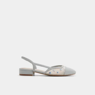 Clementinne Slingback yüksek topuklu, Blok topuk