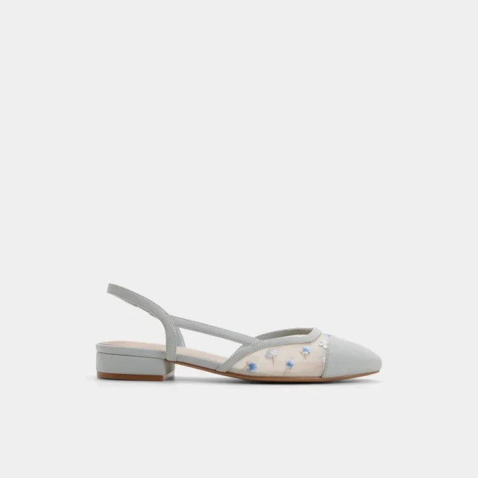 Clementinne Slingback yüksek topuklu, Blok topuk