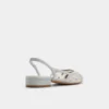 Clementinne Slingback yüksek topuklu, Blok topuk