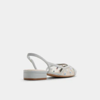 Clementinne Slingback yüksek topuklu, Blok topuk