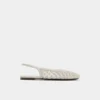 Damla Desenli Slingback Babet
