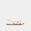 Damla Desenli Slingback Babet