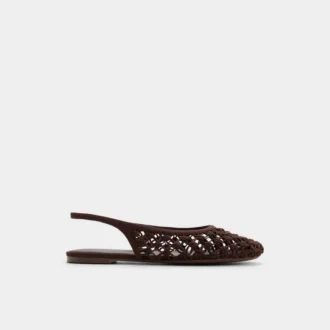 Damla Desenli Slingback Babet