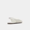 Damla Desenli Slingback Babet