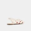 Damla Desenli Slingback Babet