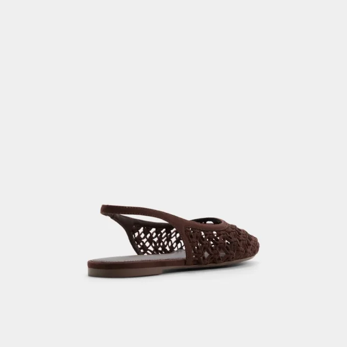 Damla Desenli Slingback Babet