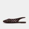 Damla Desenli Slingback Babet
