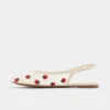 Damla Desenli Slingback Babet