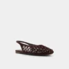 Damla Desenli Slingback Babet