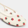 Damla Desenli Slingback Babet