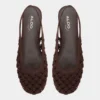 Damla Desenli Slingback Babet