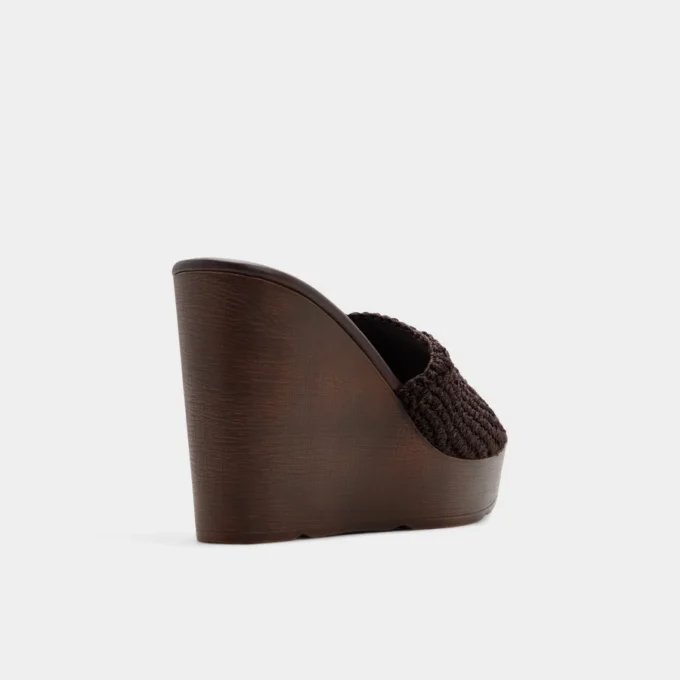 Düz tabanlı wedge sandalet, wedge topuk