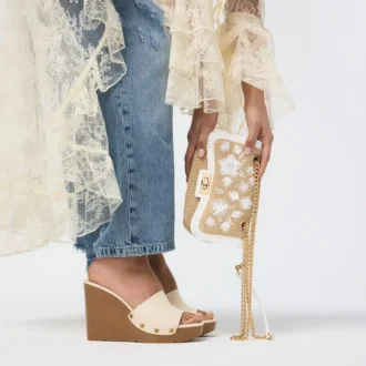 Düz tabanlı wedge sandalet, wedge topuk