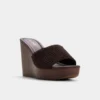 Düz tabanlı wedge sandalet, wedge topuk