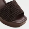 Düz tabanlı wedge sandalet, wedge topuk