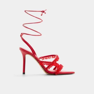 Flaming Strappy topuklu sandalet, Stiletto topuk