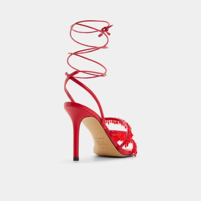 Flaming Strappy topuklu sandalet, Stiletto topuk