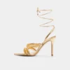 Flaming Strappy topuklu sandalet, Stiletto topuk