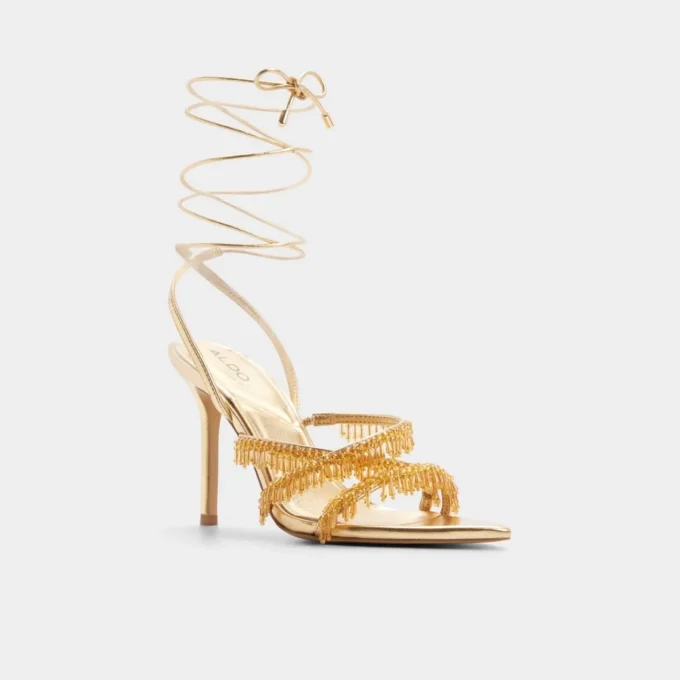 Flaming Strappy topuklu sandalet, Stiletto topuk