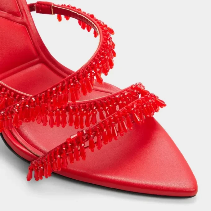Flaming Strappy topuklu sandalet, Stiletto topuk