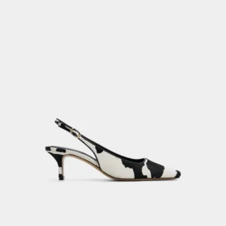 Gabriellie Slingback kedi topuklu ayakkabı, Kedi topuklu