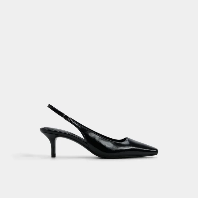 Gabriellie Slingback kedi topuklu ayakkabı, Kedi topuklu