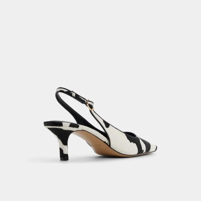 Gabriellie Slingback kedi topuklu ayakkabı, Kedi topuklu