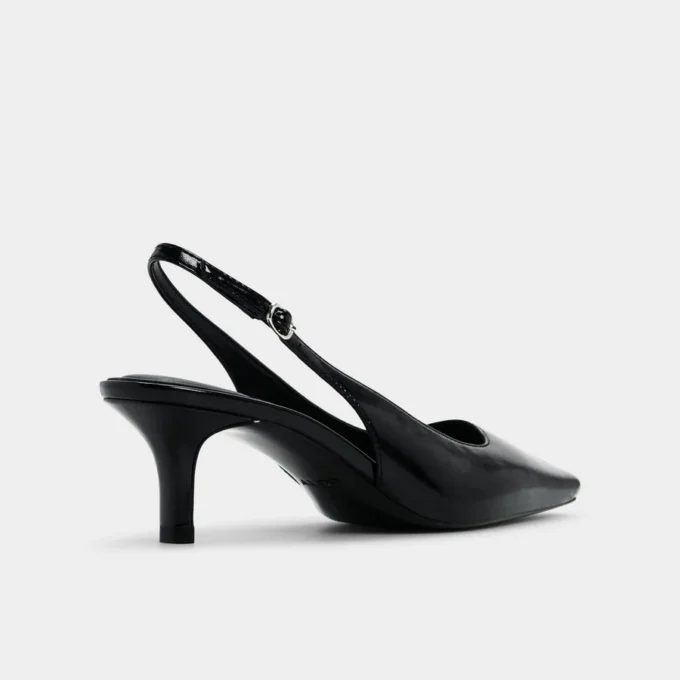 Gabriellie Slingback kedi topuklu ayakkabı, Kedi topuklu