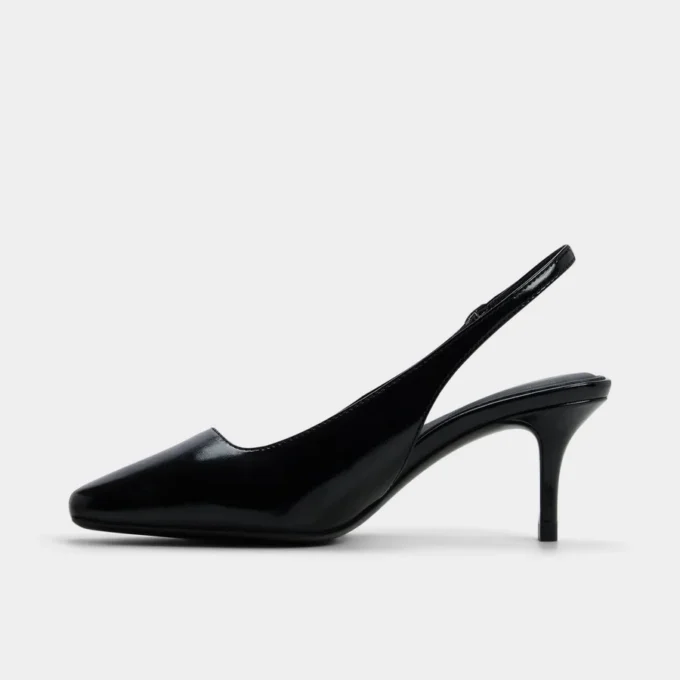 Gabriellie Slingback kedi topuklu ayakkabı, Kedi topuklu