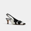 Gabriellie Slingback kedi topuklu ayakkabı, Kedi topuklu