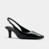 Gabriellie Slingback kedi topuklu ayakkabı, Kedi topuklu
