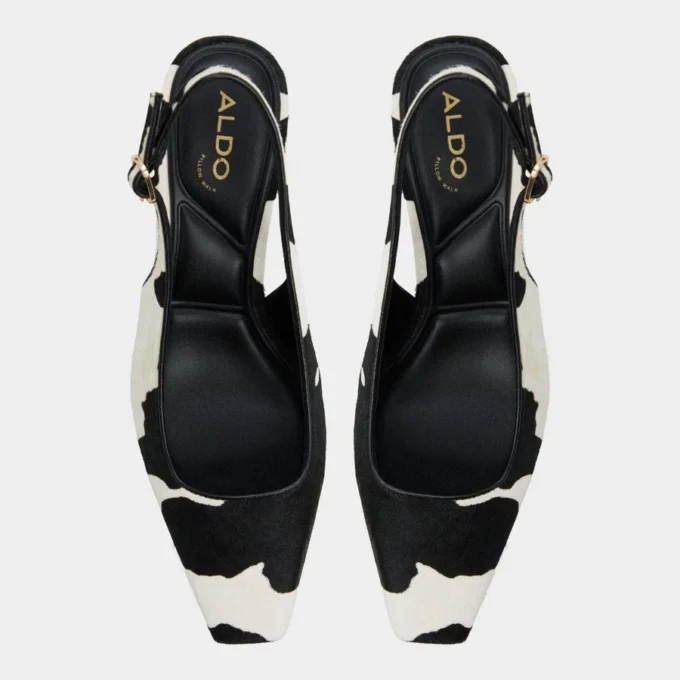 Gabriellie Slingback kedi topuklu ayakkabı, Kedi topuklu