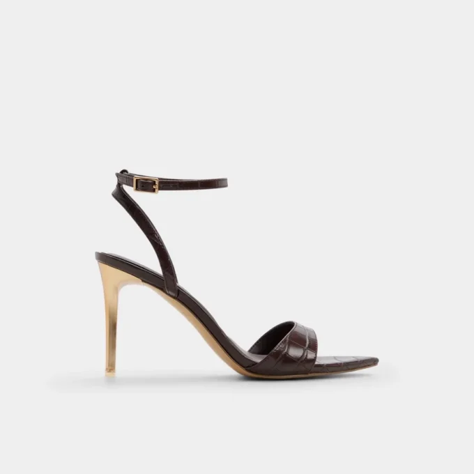 Leandra Bantlı topuklu sandalet, Stiletto topuk