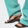Lumina Wedge sandalet, Kama topuk