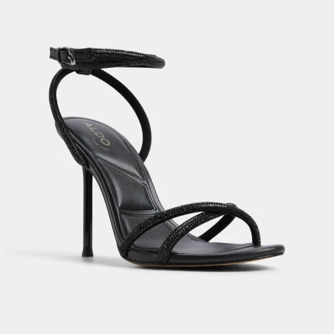 Manaelden Bantlı topuklu sandalet, Stiletto topuk