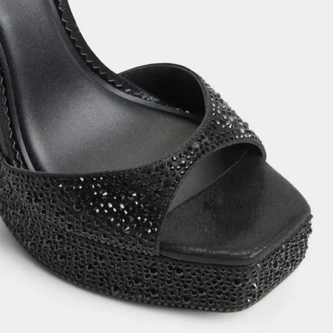 Matelina Bantlı topuklu sandalet, Platform