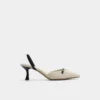 Nailah Slingback kedi topuklu ayakkabı, Kedi topuk