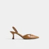 Nailah-xt Slingback yüksek topuklu ayakkabı, Kitten topuk